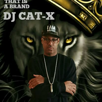 DJ Cat-X branded portrait